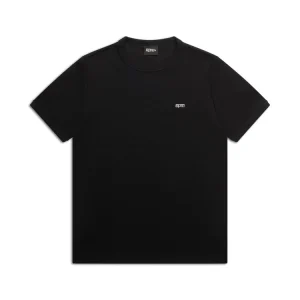 RIBBED SLIM FIT TEE BLACK