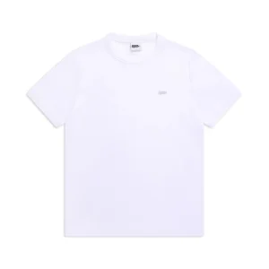 RIBBED SLIM FIT TEE WHITE